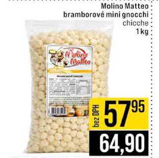 Molino Matteo bramborové mini gnocchi chicche 1 kg
