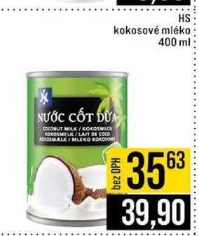 HS kokosové mléko 400 ml