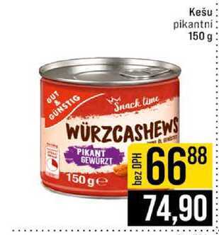 Kešu pikantni 150 g