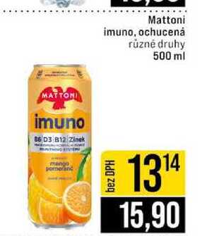 Mattoni imuno, ochucená různé druhy 500 ml 