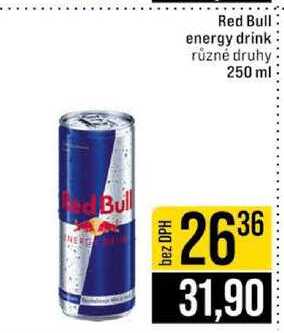 Red Bull energy drink různé druhy 250 ml 