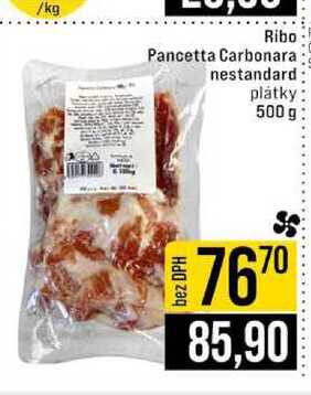 Ribo Pancetta Carbonara nestandard plátky 500 g 