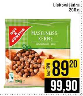 Lísková jádra 200 g