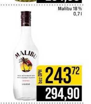 Malibu 18% 0,7l