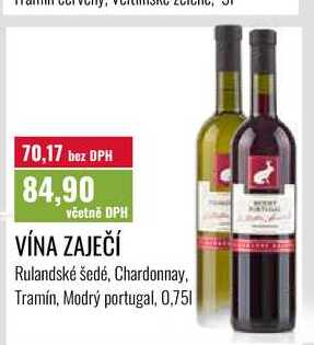VÍNA ZAJEČÍ 0,75l