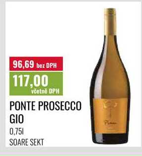 PONTE PROSECCO GIO 0,75l