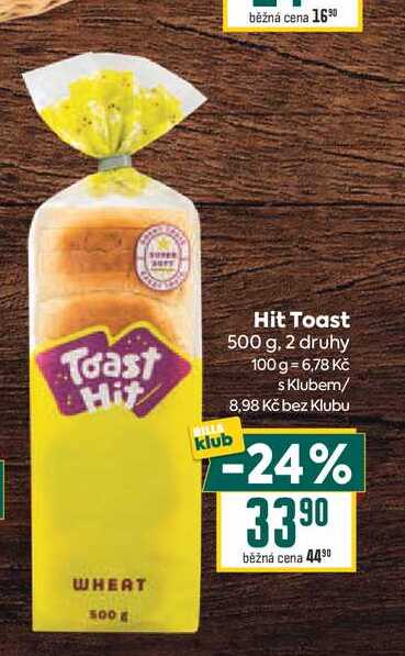 Hit Toast klub 500 g
