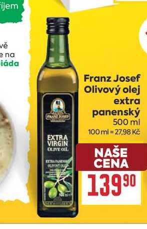 Franz Josef Olivový olej extra panenský 500 ml