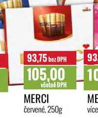 MERCI červené, 250g 