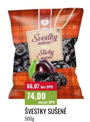ŠVESTKY SUŠENÉ 500g 
