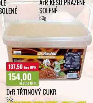 DrR TŘTINOVÝ CUKR 3Kg 