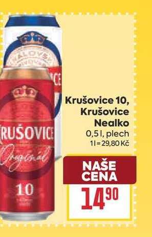 Krušovice 10 0,51, plech