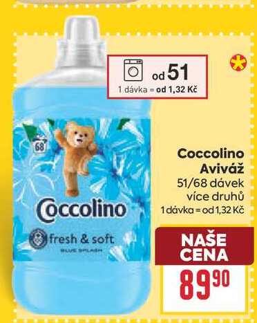 Coccolino Aviváž 51/68 dávek 
