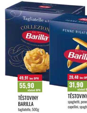 TĚSTOVINY BARILLA tagliatelle, 500g 