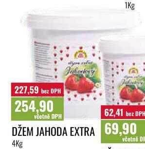 DŽEM JAHODA EXTRA 4Kg 