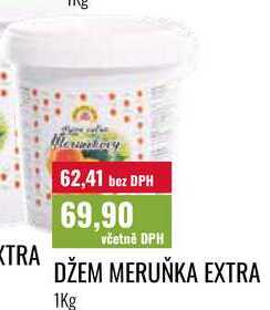 DŽEM MERUŇKA EXTRA 1Kg 