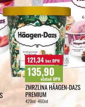 ZMRZLINA HÄAGEN-DAZS PREMIUM 420ml - 460ml
