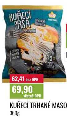 KUŘECÍ TRHANÉ MASO 360g 