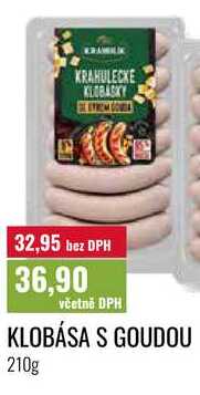KLOBÁSA S GOUDOU 210g