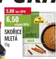 SKOŘICE MLETÁ 15g 