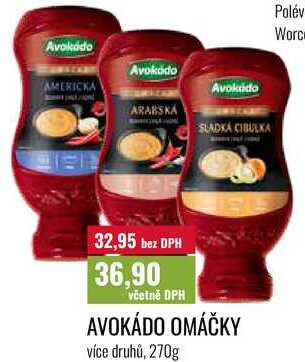 AVOKÁDO OMÁČKY 270g 