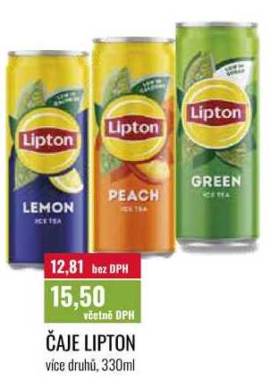 ČAJE LIPTON 330ml 