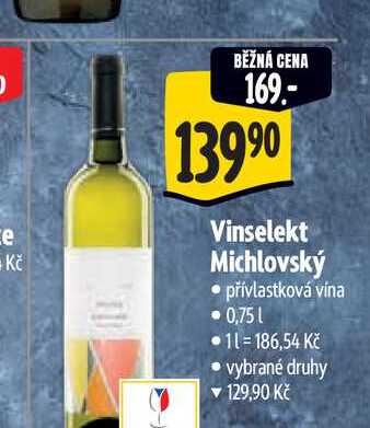 Vinselekt Michlovský 0,75 l