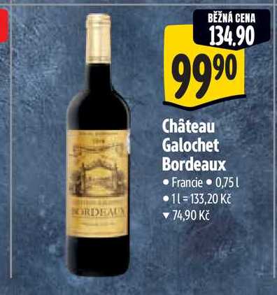  Château Galochet Bordeaux 0,75 l