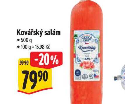 Kovářský salám 500 g   