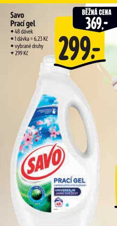 Savo Prací gel  48 dávek  
