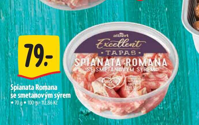 Spianata Romana se smetanovým sýrem 70 g  