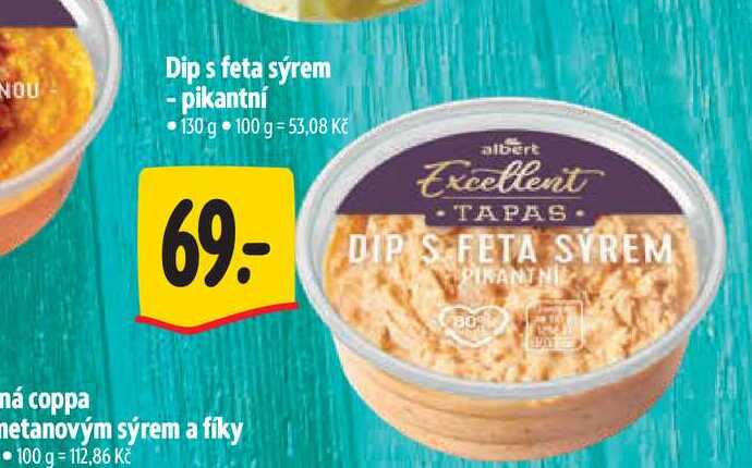 Dip s feta sýrem - pikantní 130 g