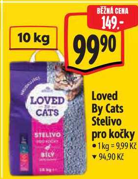 Loved By Cats Stelivo pro kočky, 10 kg