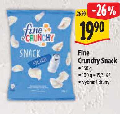 Fine Crunchy Snack, 130 g 