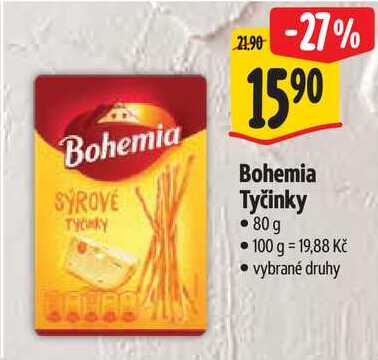 Bohemia Tyčinky, 80 g 