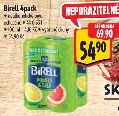 Birell 4pack, 4x 0,33 l 