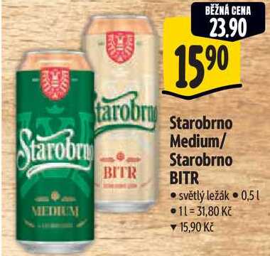 Starobrno BITR, 0,5 l