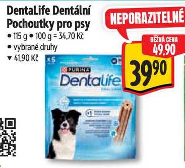 DentaLife Dentální Pochoutky pro psy, 115 g
