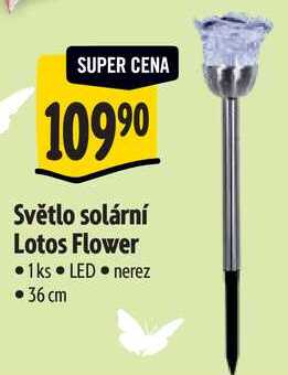 Světlo solární Lotos Flower 