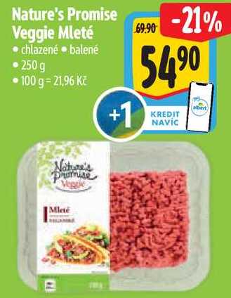 Nature's Promise Veggie Mleté , 250 g