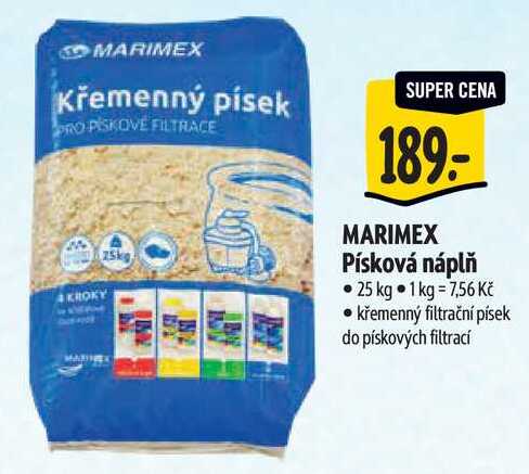 MARIMEX Písková náplň, 25 kg