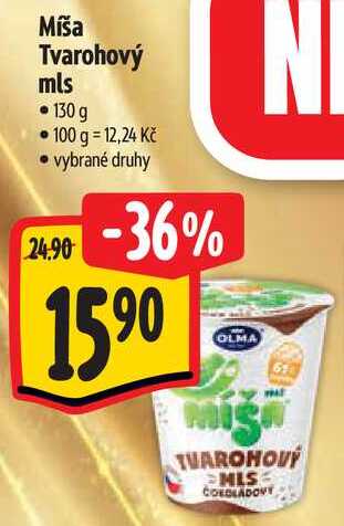 Míša Tvarohový mls, 130 g