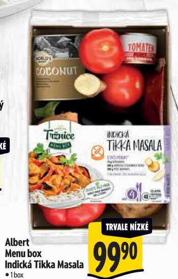 Albert Menu box Indická Tikka Masala