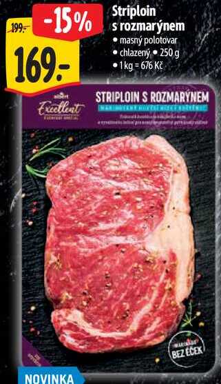 Striploin s rozmarýnem, 250 g