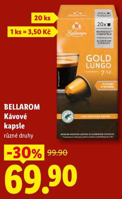 BELLAROM Kávové kapsle, 20 ks