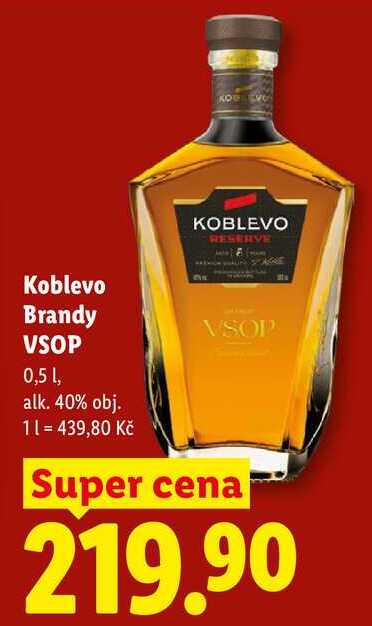Koblevo Brandy VSOP, 0,5 l