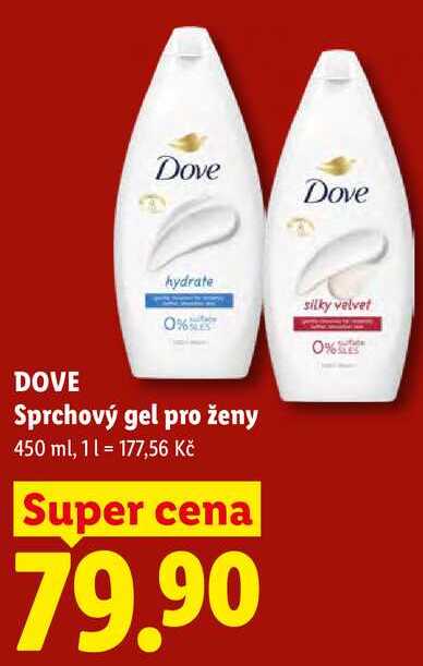 DOVE Sprchový gel pro ženy, 450 ml