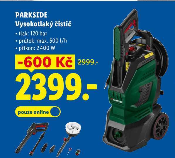 PARKSIDE Vysokotlaký čistič 