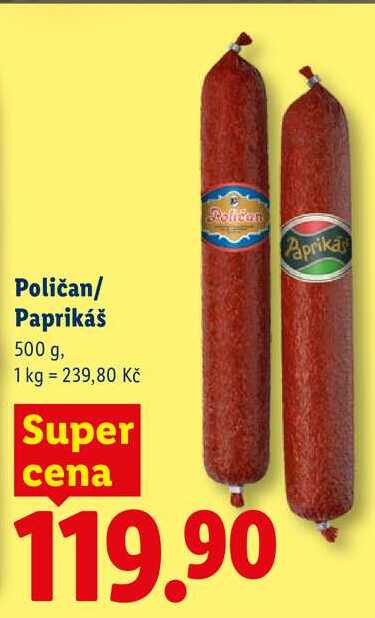 Poličan/Paprikáš, 500 g
