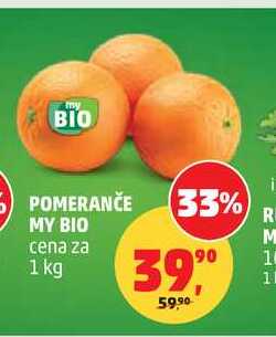 POMERANČE MY BIO, 1 kg